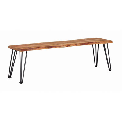 Banc de salle à manger en bois massif Artilus