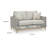Sebastin 58.5'' Wide Loveseat with Cushions