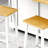 48.2-Inch Kitchen Island 3-Piece Set With 2 Bar Stools, Power Outlet, Built-In Storage Shelves, Folding Tabletop, 5 Wheels, 5 Side Drawers, White.