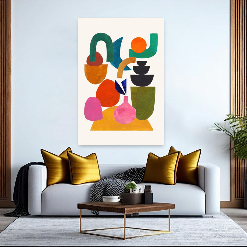 Art contemporain contemporain abstrait, H 60 po x l 40 po