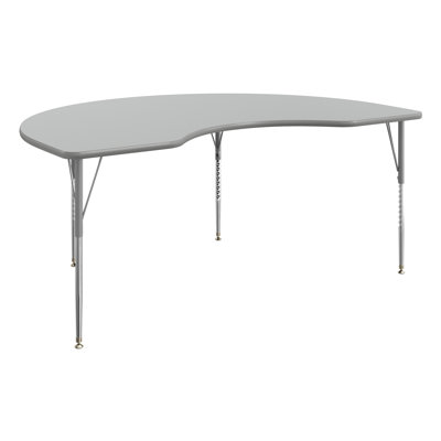 Goddard Commercial Adjustable Height Kidney Activity Table