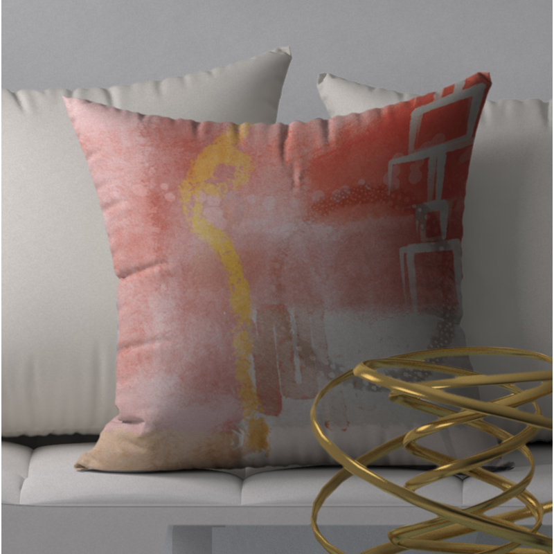 Housse de coussin carrée escamotable séduisante, 18" x 18"