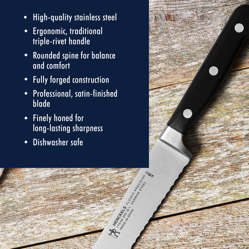 Henckels 8" Serrated Bread Knife