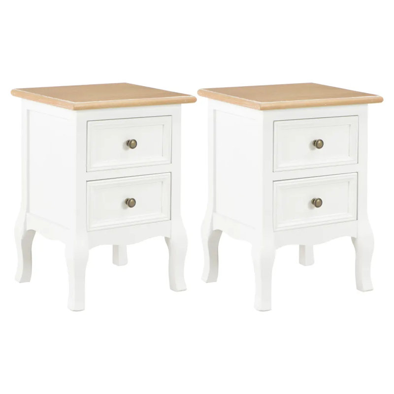 Mccord 35cm W Solid + Manufactured Wood Bedside Table