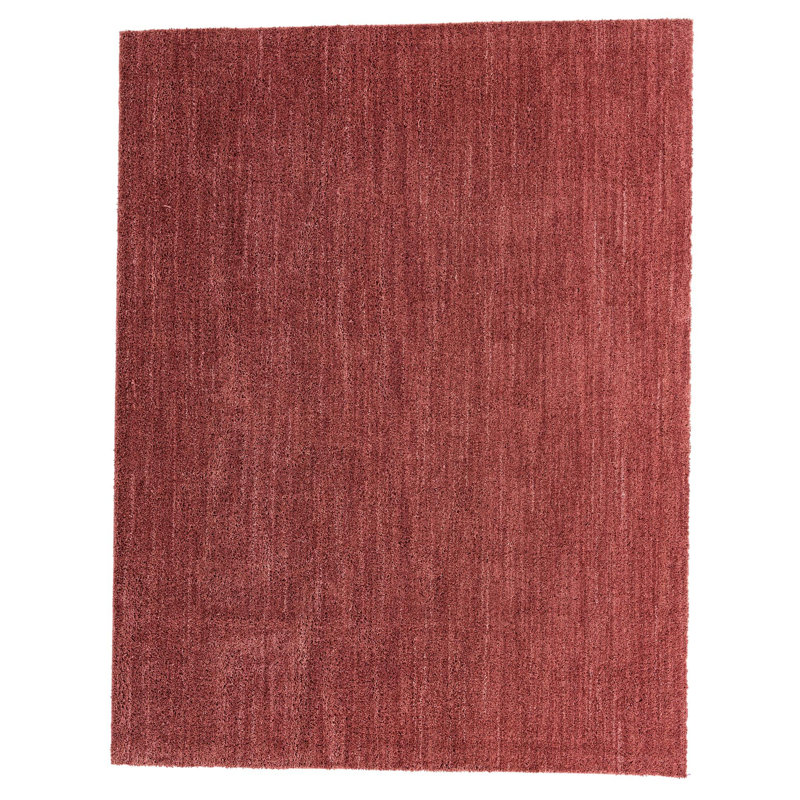Tapis contemporain de couleur grenade Axerpolis, Rectangle 9 pi 10 po x 14 pi 1 po