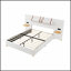 Lit plateforme tapissier avec prises doubles et ports de charge USB pour un confort moderne-1485202099