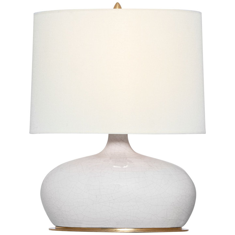 Olinda Table Lamp, Crackled Ivory