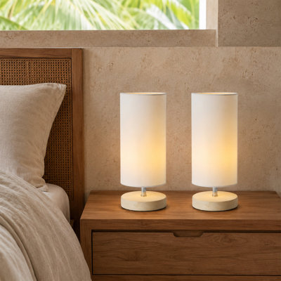 Yurith Solid Wood Table Lamp