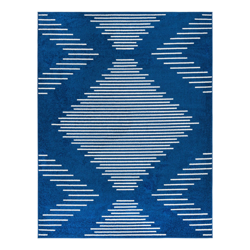 Geometric Indoor Rug, Rectangle 7'10" x 10'