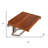 14" X 22" Brown Teak Rectangular Shower Bench