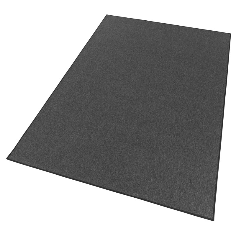Casual Anthracite Rug, Rectangle 140 x 200cm