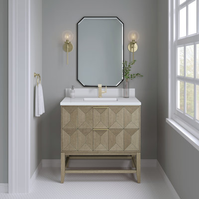 Emmeline 36'' Single Bathroom Vanity with Top