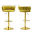 Tabouret de bar pivotant avec dossier Ginko-879315310-882844513
