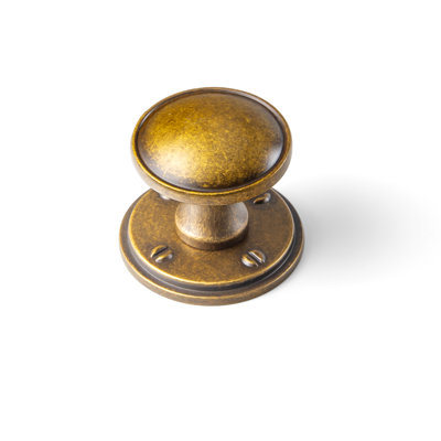 1.3" Diameter Mushroom Knob With Backplate-G015Y