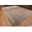 Grand tapis contemporain moderne de couleur grise géométrique