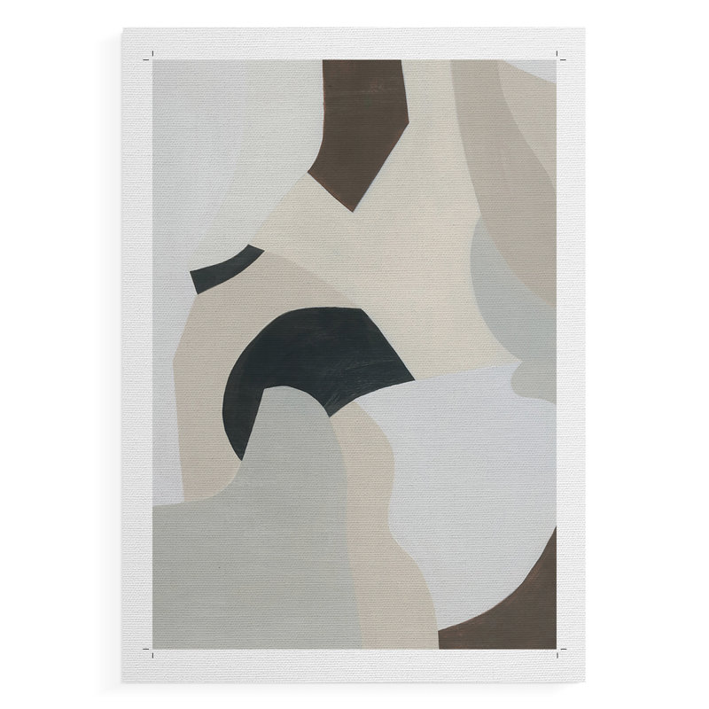 Shifting Neutrals I - Impression sur toile seulement - NON CADRE, H 12 po x l 8 po