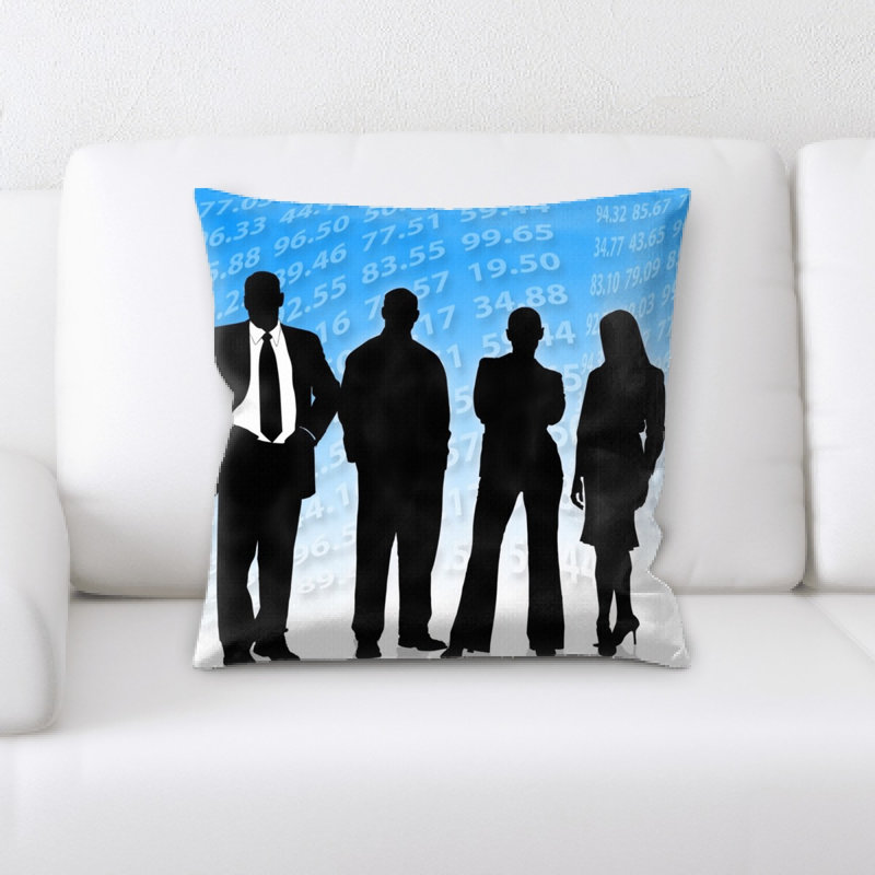 Microsuede Throw Pillow