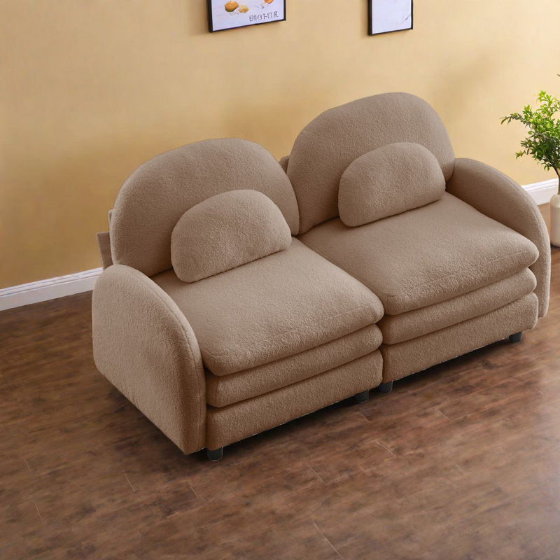 Causeuse incurvée 2 places Cloud Comfort