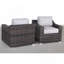 Chaise de patio avec coussins 2