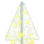vidaXL Christmas Tree with 240 LEDs Acrylic-36832944-36832958