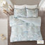 Ensemble de housse de couette réversible à imprimé floral en coton 3 pièces très grand / très grand californien-119417229