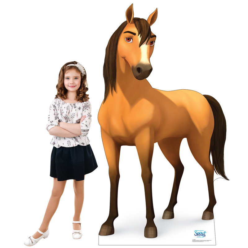 76'' Life-Size Spirit Riding Free Cardboard Cutout Standee