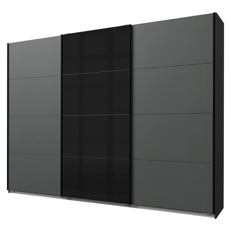 Amdi 3 Door Wardrobe, Black