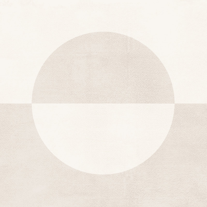 " Round " Mixed Media Print, 12" H x 12" W