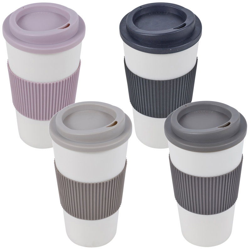 Clive Melamine Travel Mug, Grey