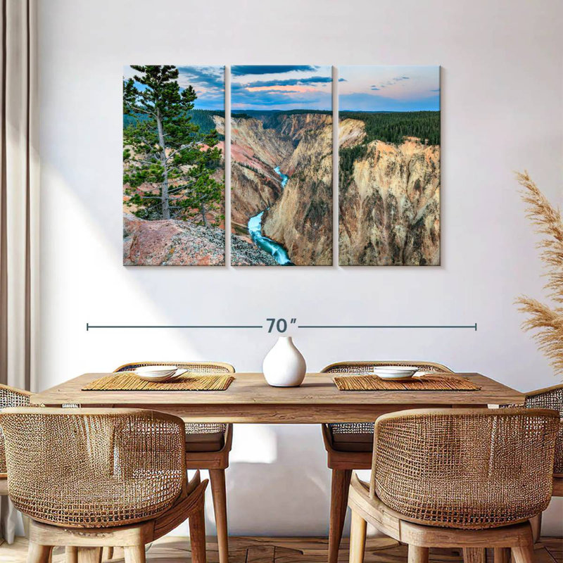 Alvord Yellowstone Grand Canyon, 36" H x 57" W