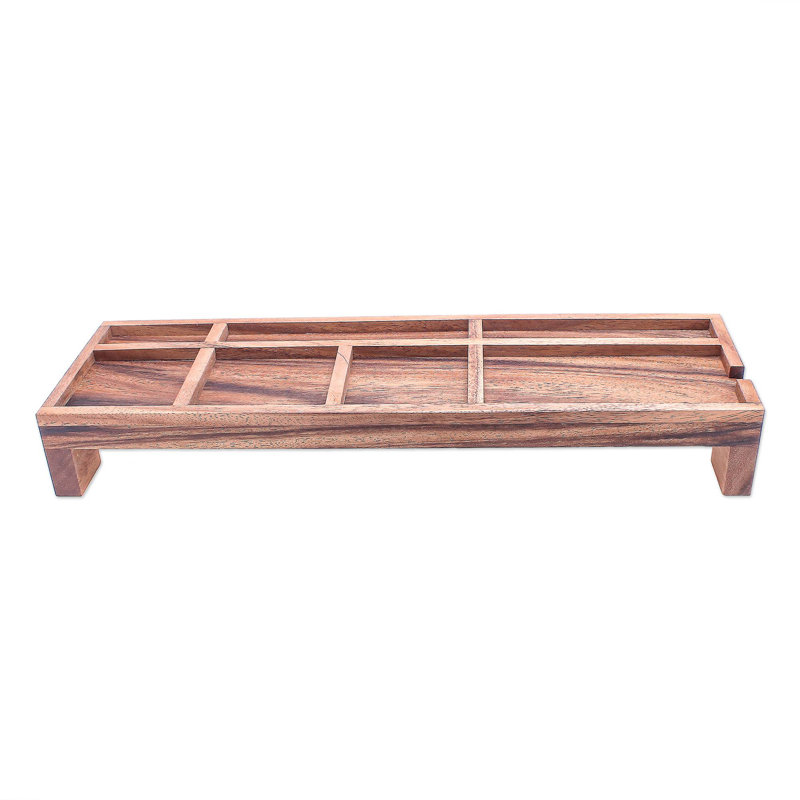 Tanyeli Wood Stackable Desk Organizer