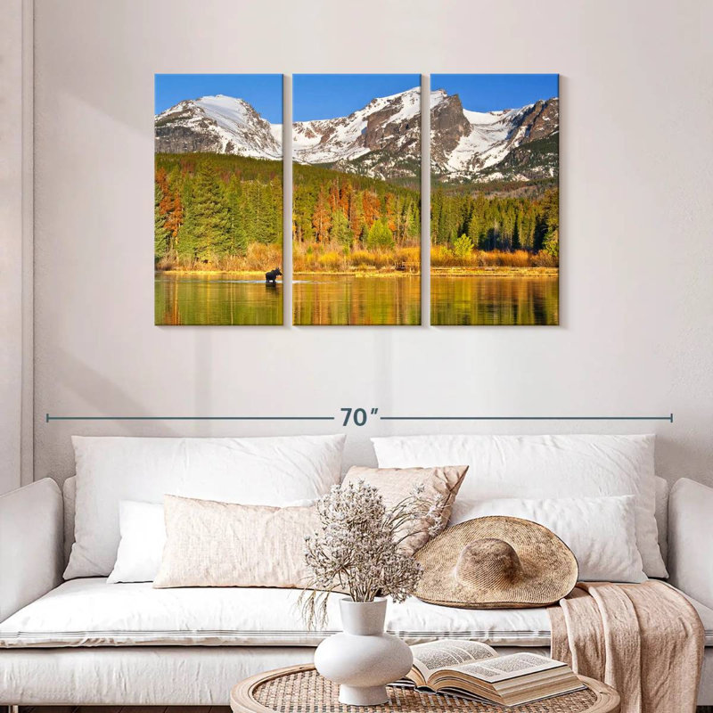 Moose Alvord Lake, Lakeside Moutains, H 48 po x l 74 po