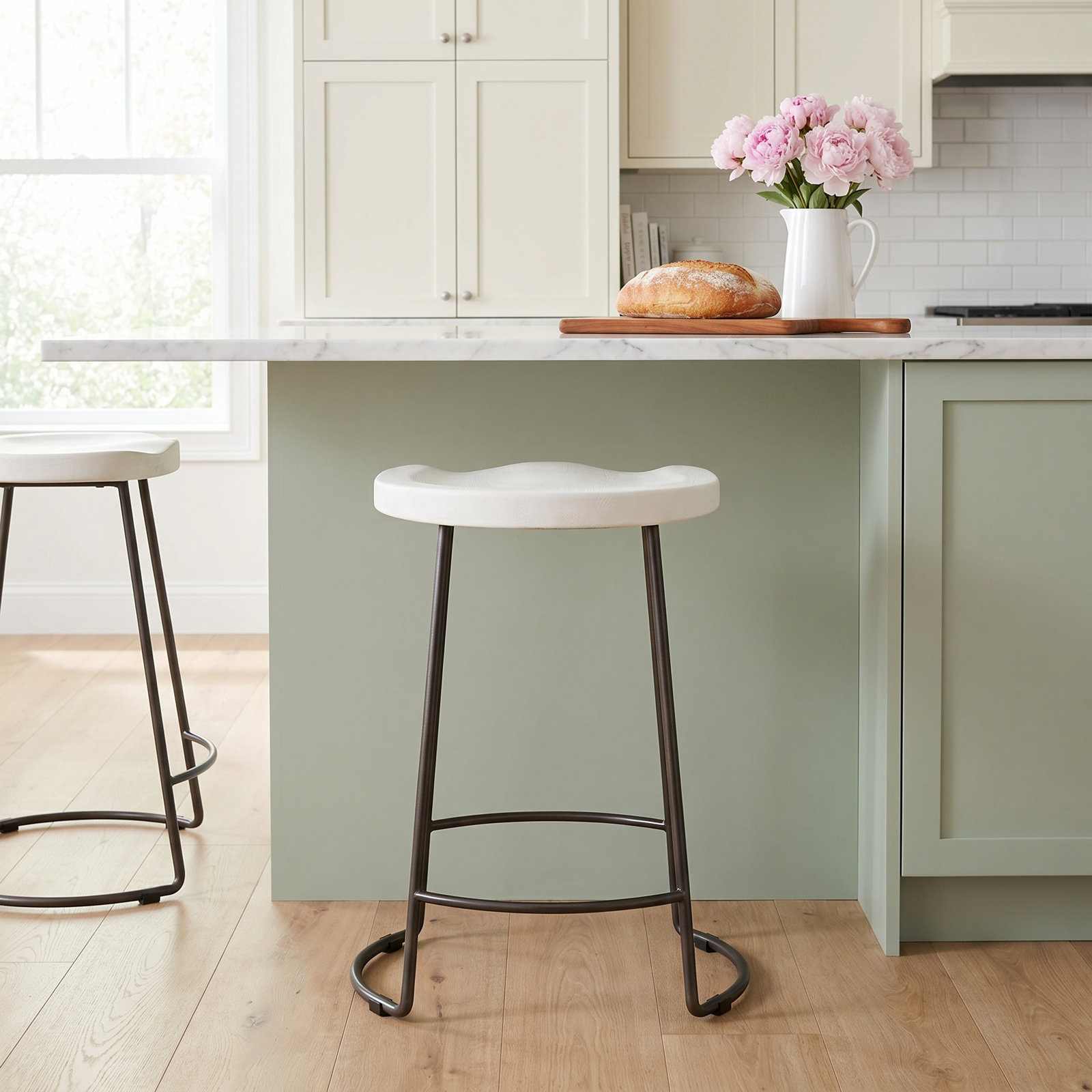 Bilbrook Solid Wood 25" Counter Stool
