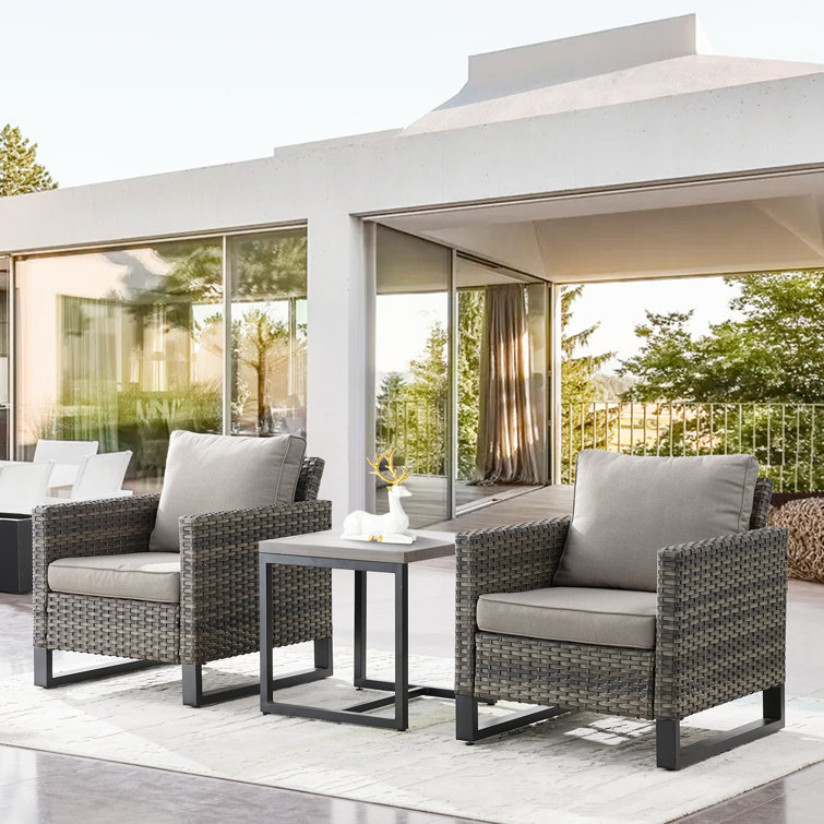 Nazime 2 Person Seating Group with Cushion