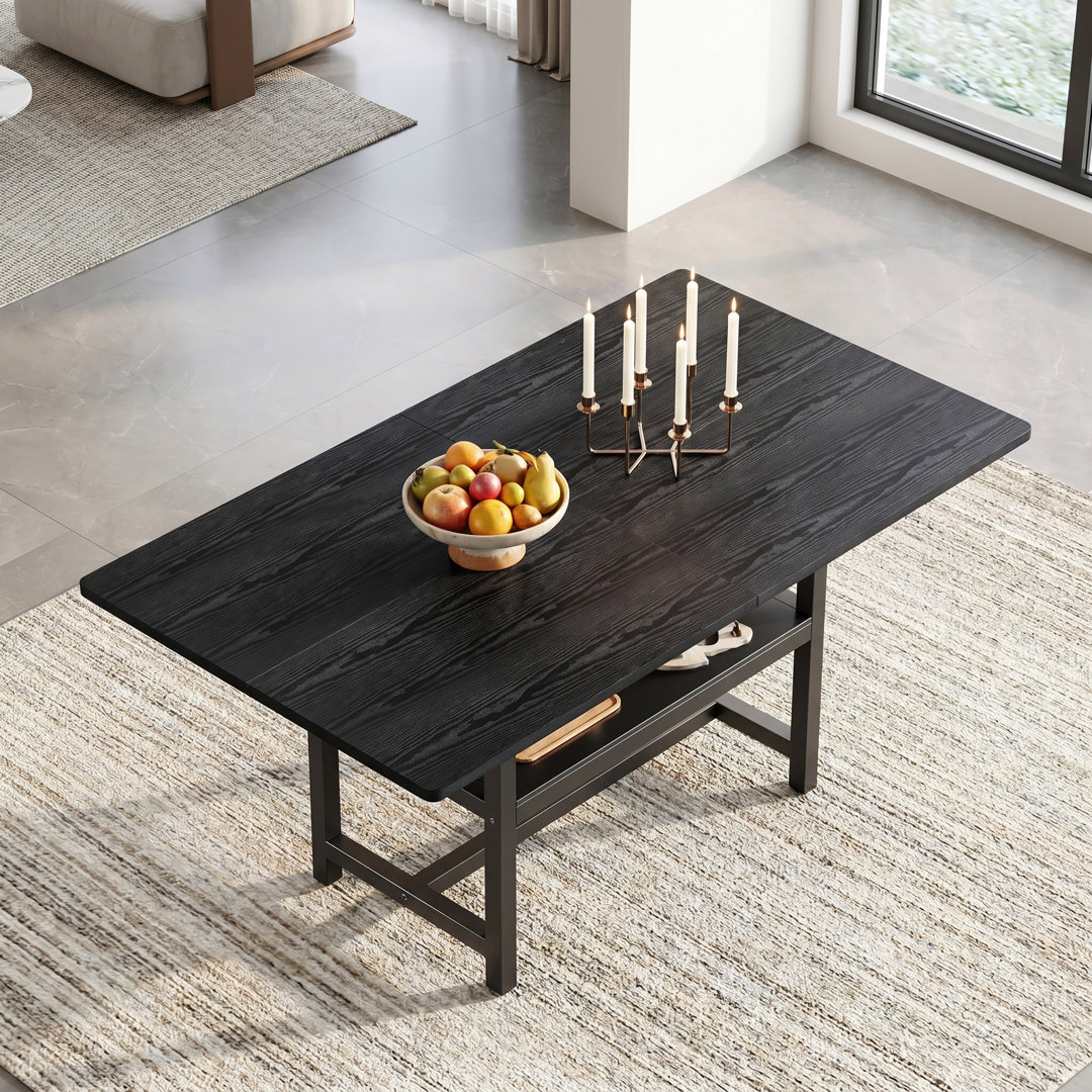 Metal Base Dining Table