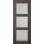 Dalle de porte intérieure 3 panneaux Palladio en bois manufacturé et en verre givré-92398569-92398554
