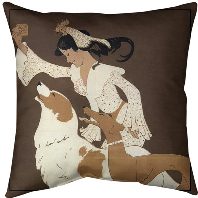 Coussin euro pour affiche dog biscuits