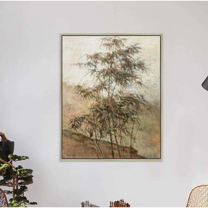 Triumph Framed Oil Painting Print Canvas, Champagne
