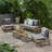 Aticus Acacia 4 - Person Patio Conversation Set with Cushions-470770383