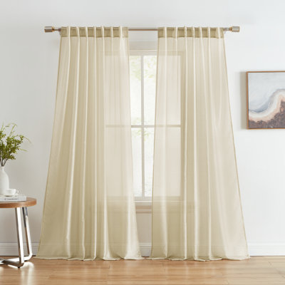 Lauren Semi Sheer Curtain Pair