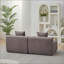Canapé modulaire courbé Chenille-384162961