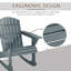 Chaise d'extérieur en bois Adirondack
