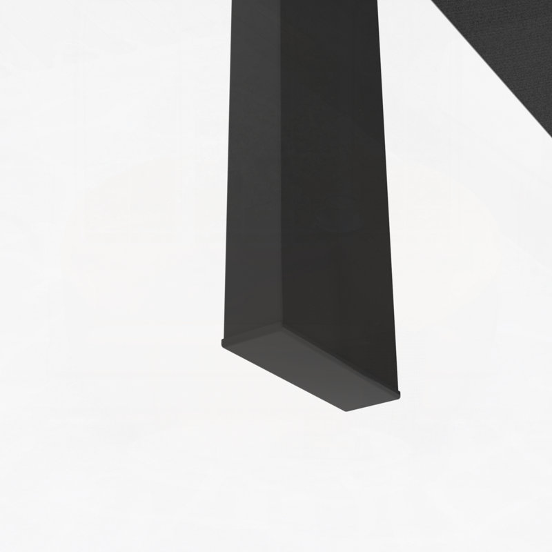 Table basse rectangulaire en verre noir, table basse transparente, tables d'appoint modernes pour le salon, meubles de salon