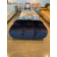 Repose-pieds Bubble - velours bleu nuit