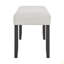 Banc de salle à manger rembourré 1pc