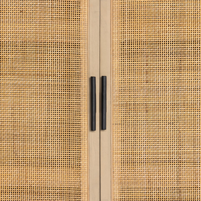Caprice Tall Cabinet, Natural Mango/Light Brown