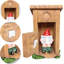 Drôle de gnome de jardin d'extérieur