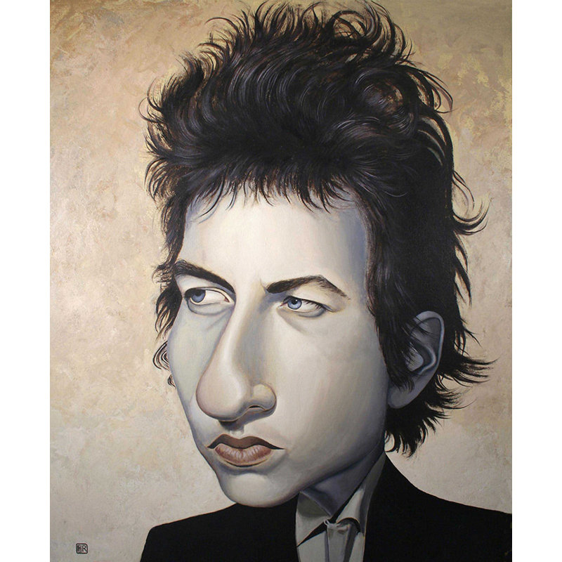 « bob dylan », impression de dessin
