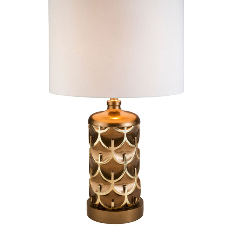 Grande lampe de table en polyrésine 28,5 po «Mystic Owl»