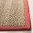 Auckland Bamboo Slat/Seagrass Brown/Tan/Red Area Rug-1941771223